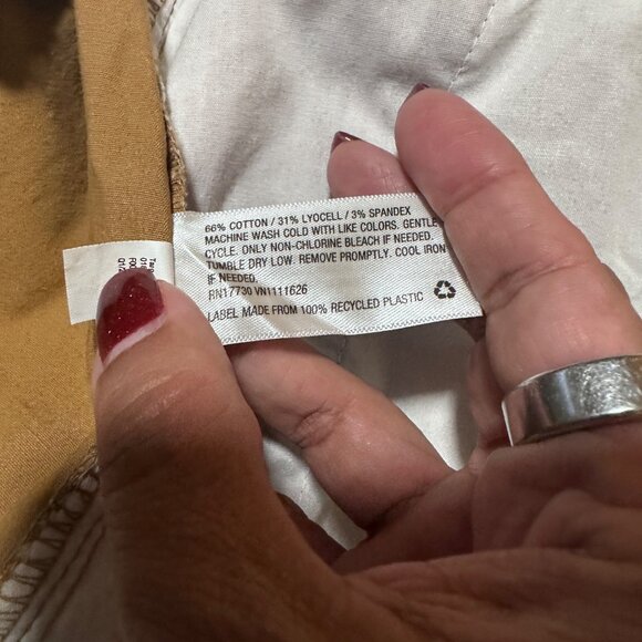 A new day brand paperbag style short with tie belt and cotton blend size 12 - Picture 7 of 7